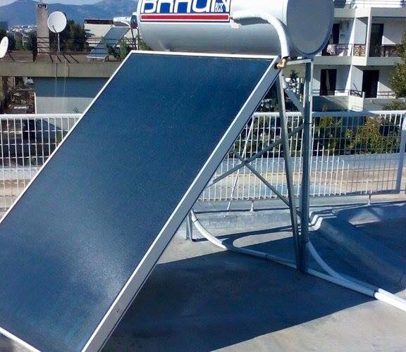 Αντικατάσταση ηλιακού θερμοσίφωνα σε ταράτσα