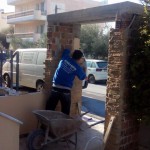 Τοποθέτηση επένδυση πέτρας από το συνεργείο New Home Constructions τηλ 210-2481000