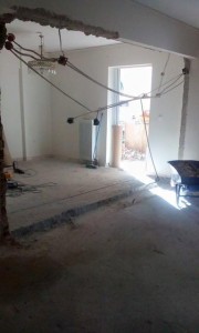 Φωτογραφίες από την έναρξη εργασιών και την αποξήλωση του χώρου του διαμερίσματος