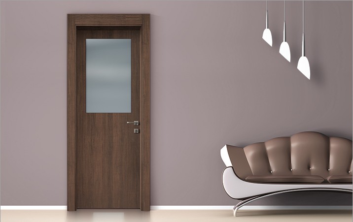 εσωτερικές πόρτες Laminate Glass Line